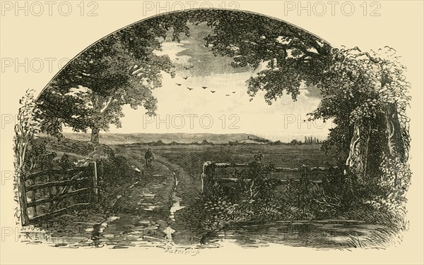 'Entrance to Sedgemoor from Chedzoy', 1898. Creator: Unknown.