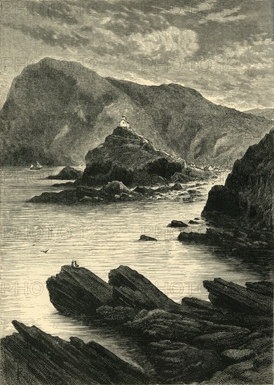 'Ilfracombe - View from the Rocks at the Base of the Capstone', 1898. Creator: Unknown.