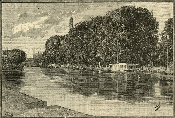 'The Barges', 1898. Creator: Unknown.