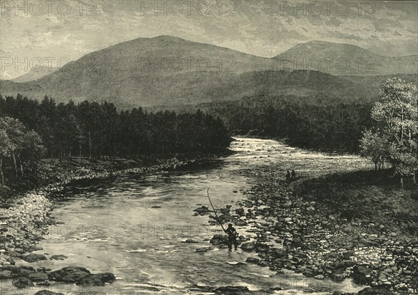 'View from the Old Bridge, Invercauld, Braemar', 1898. Creator: Unknown.