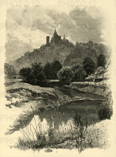 'On the Churnet, near Alton Towers', 1898. Creator: Unknown.