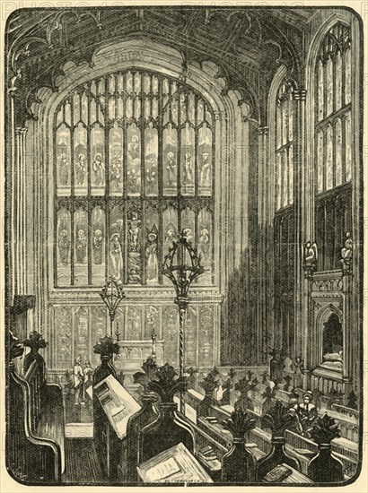 'Interior of the Chapel', 1898. Creator: Unknown.