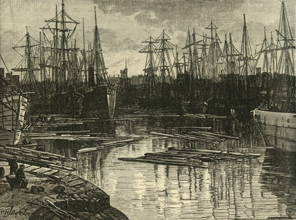'North Dock, Swansea', 1898. Creator: Unknown.