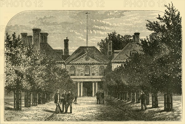 'The Old House, frrom the Court', 1898. Creator: Unknown.