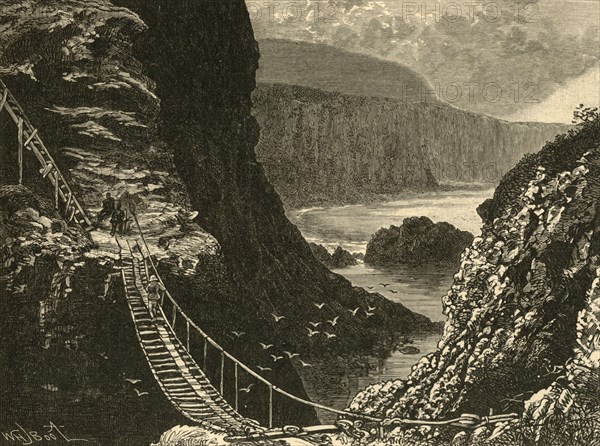 'The Bridge, Carrick-A-Rede', 1898. Creator: Unknown.