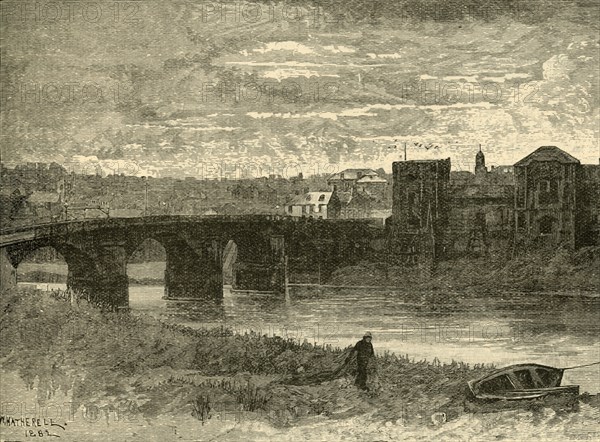 'Newport Bridge and Castle', 1898. Creator: Unknown.