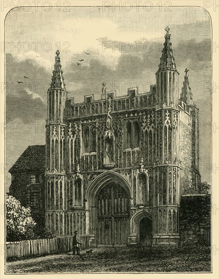 'Gate of St. John's Abbey', 1898. Creator: Unknown.