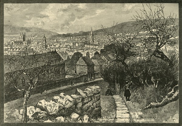 'Bath, from Beechen Cliff', 1898. Creator: Unknown.