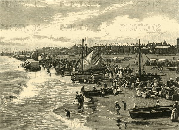 'The Beach, Yarmouth', 1898. Creator: Unknown.