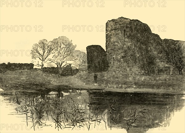 'Pevensey Castle', 1898. Creator: Unknown.