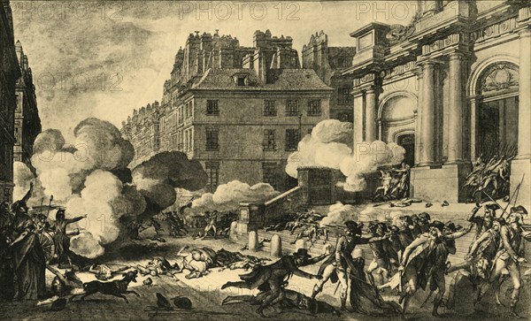 'Day of 13 Vendemiaire of the Year 4', 1797, (1921). Creator: Isidore-Stanislas Helman.