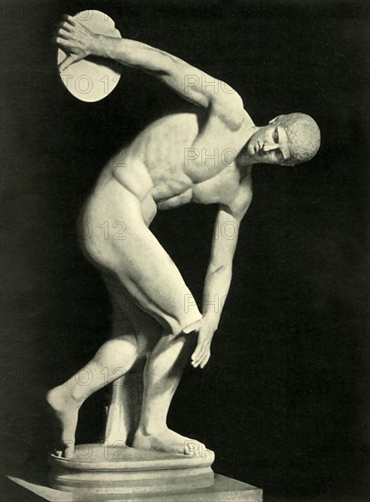 The Discobolus of Myron, 1908. Creator: Unknown.