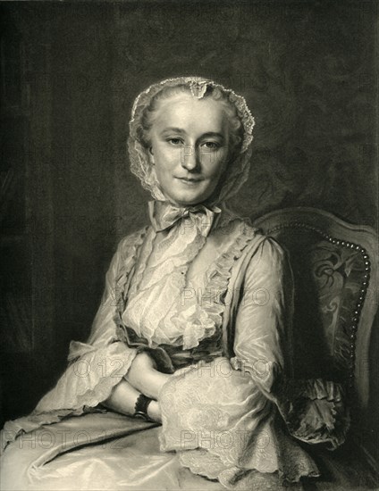 'Portrait of Mademoiselle Sallé', c1750s, 1908.  Creator: J Chauvet.