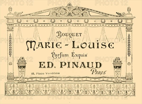 Advertisement for 'Marie-Louise' perfume, 1903. Creator: Unknown.