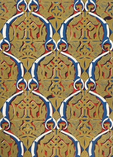 'Ornaments in panels, Court of the Mosque', 1907.  Creator: Unknown.