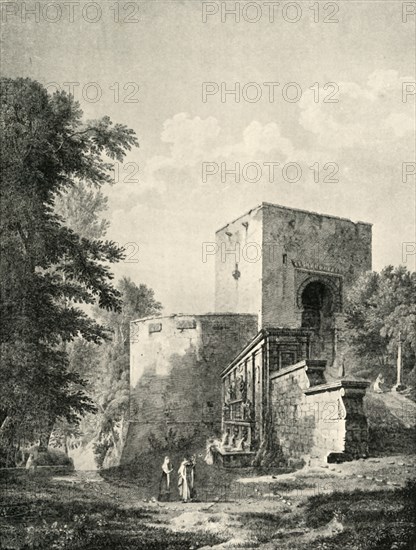 'Chief gate of the Alhambra', 19th century, (1907). Creator: Unknown.