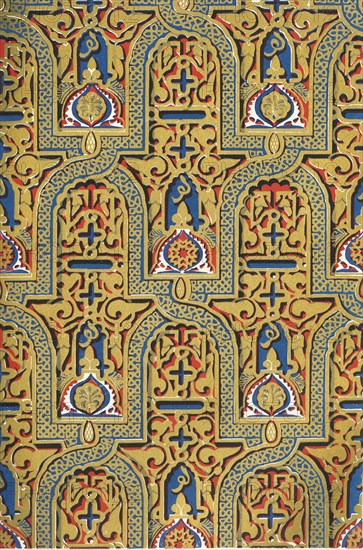'Ornaments on panels, Hall of Ambassadors', 1907. Creator: Unknown.