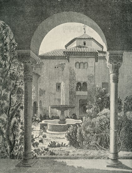 'The Garden of "Lindaraja".', 19th century, (1907). Creator: Unknown.
