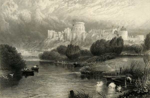 'Windsor Castle', c1870.