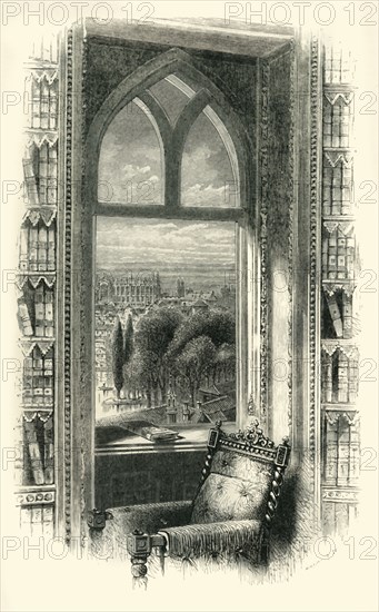 'View from the Library Window', c1870.
