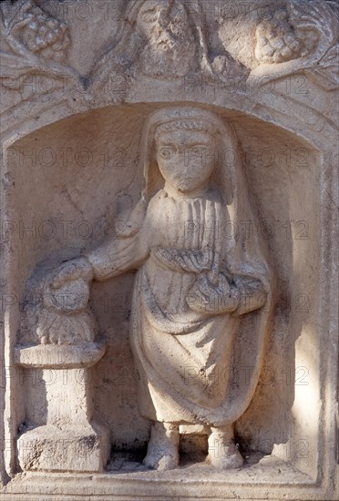 Algeria, Lambaesis, tombstones