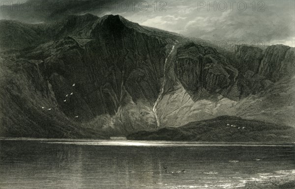 'Llyn Idwal', c1870.