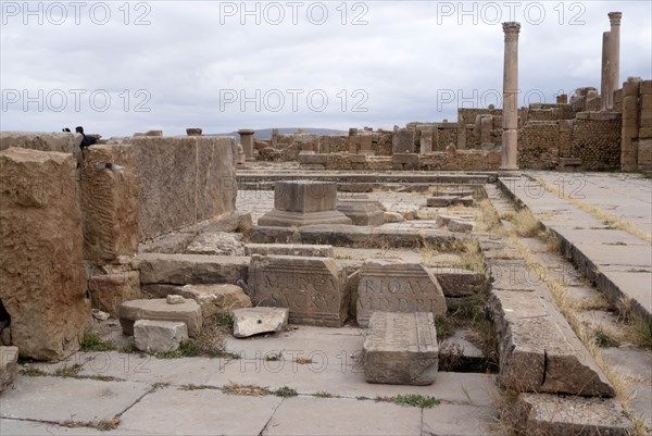 Algeria, Timgad, Forum