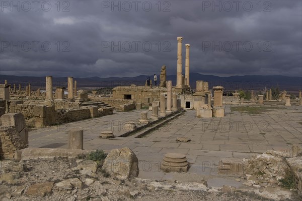 Algeria, Timgad, Forum