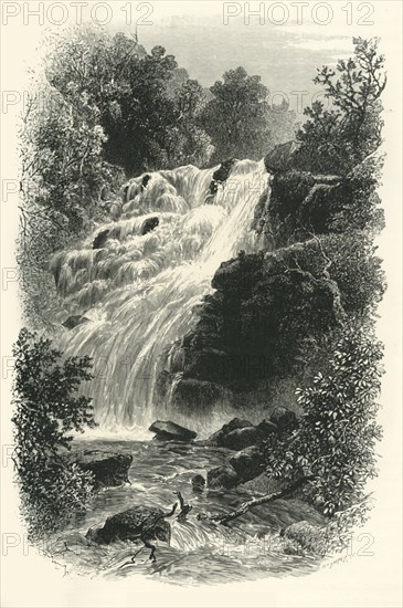 'Torc Cascade, Killarney', c1870.