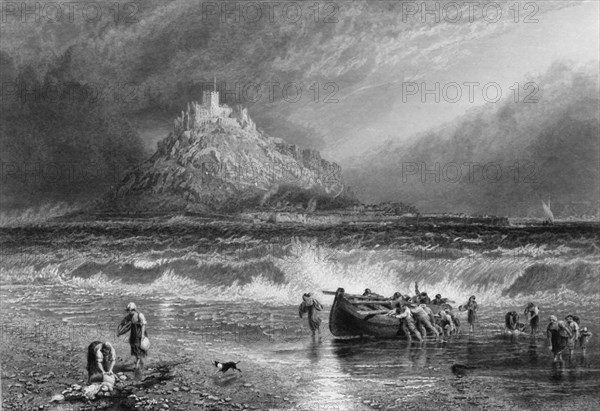 'St. Michael's Mount, Cornwall', c1870.
