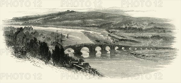 'Berwick Bridge', c1870.