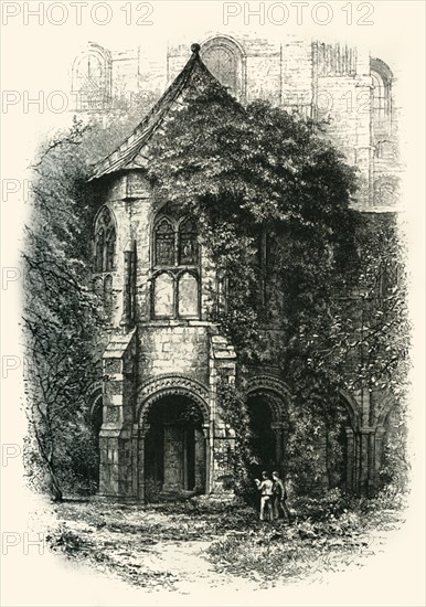 'The Baptistery, Canterbury Cathedral', c1870.