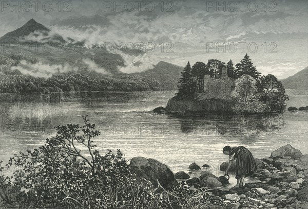 'Ben Lomond and Inveruglas Isle', c1870.
