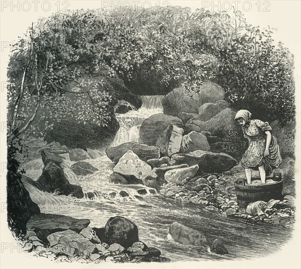 'On a Highland Stream', c1870.