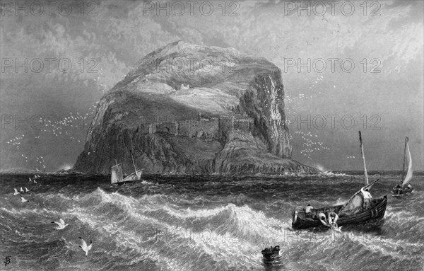 'The Bass Rock', c1870.
