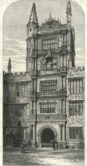 'Tower in the Schools' Quadrangle', c1870.