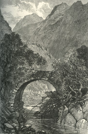 'Pont Aberglaslyn', c1870.