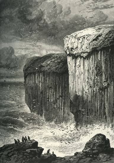 'Fingal's Cave, Staffa', c1870.