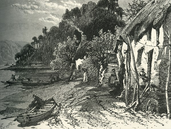 'Dittisham, on the Dart', c1870.