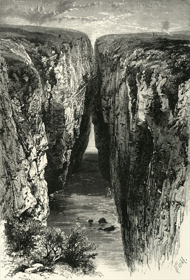 'The Huntsman's Leap', c1870.