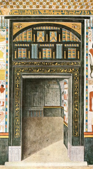 The tomb of Puimre, Thebes, Egypt, (1928). Creator: Unknown.