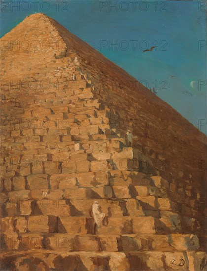 The Great Pyramid, Giza, 1830 or later.