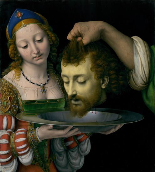 Salome with the Head of Saint John the Baptist, ca. 1507-9. Creator: Andrea Solario.