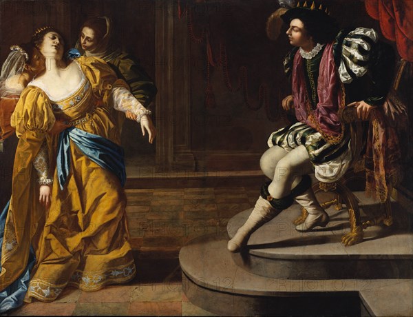 Esther before Ahasuerus. Creator: Artemisia Gentileschi.