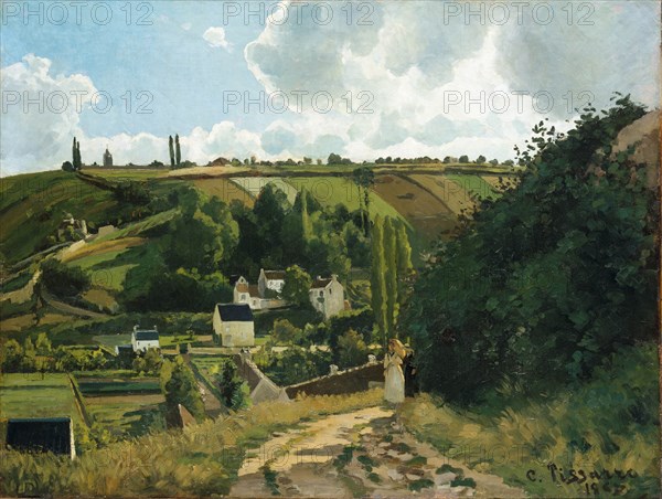 Jalais Hill, Pontoise, 1867. Creator: Camille Pissarro.