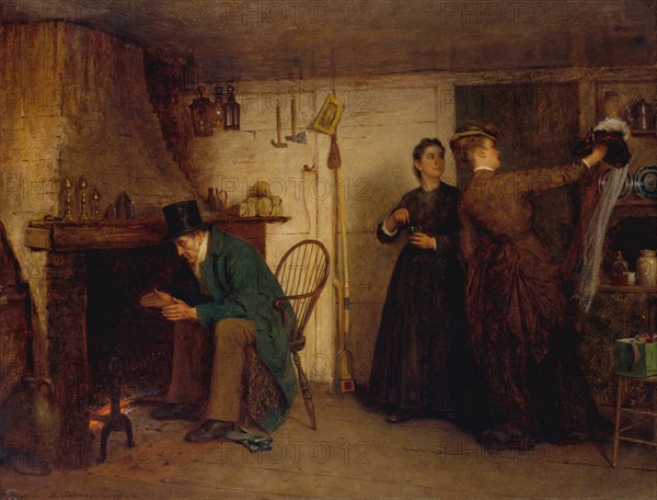 The New Bonnet, 1876. Creator: Eastman Johnson.