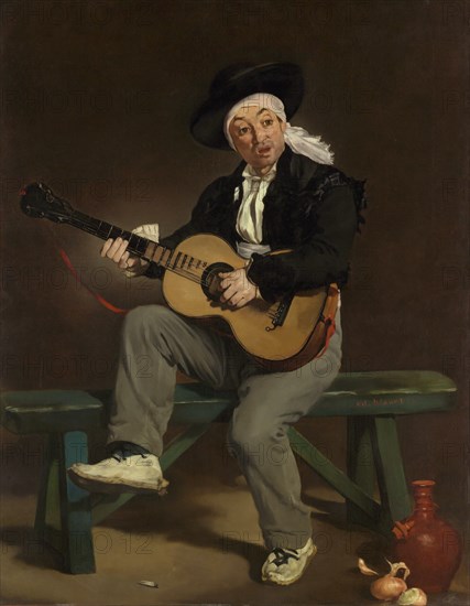 The Spanish Singer, 1860. Creator: Edouard Manet.