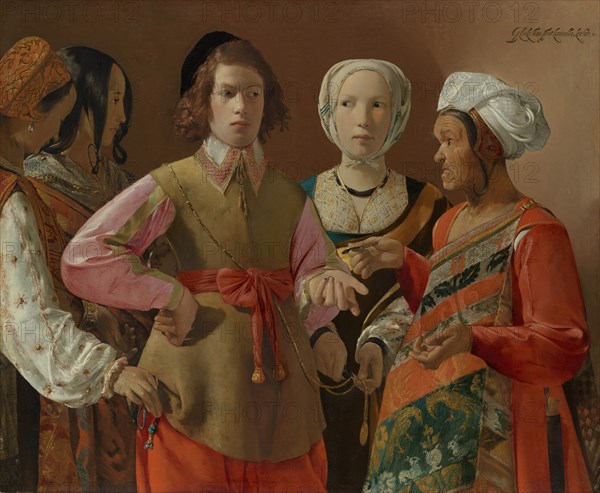 The Fortune-Teller, probably 1630s. Creator: Georges de la Tour.