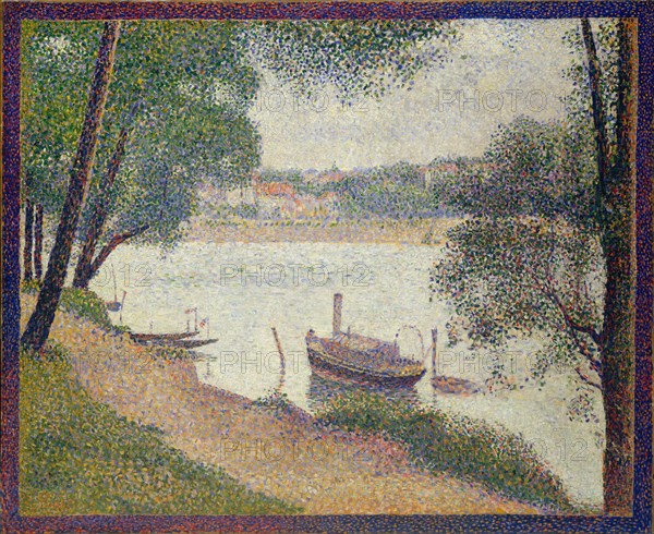 Gray Weather, Grande Jatte, ca. 1886-88. Creator: Georges-Pierre Seurat.