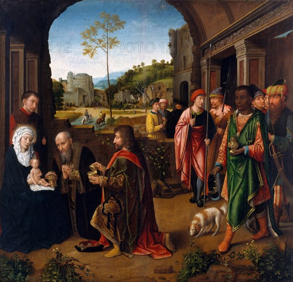 The Adoration of the Magi, ca. 1520. Creator: Workshop of Gerard David.